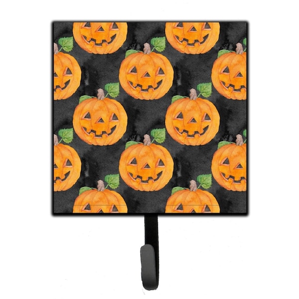 Jensendistributionservices Watecolor Halloween Jack-O-Lantern Leash or Key Holder, 4.25 x 1 x 7 in. MI1654250 - main